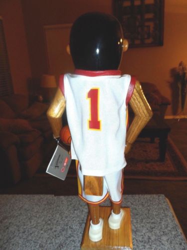 NCAA Basketball Nutcrackers-U of A, Hoosiers, Cornhuskers, USC ~Brand New w/ COA