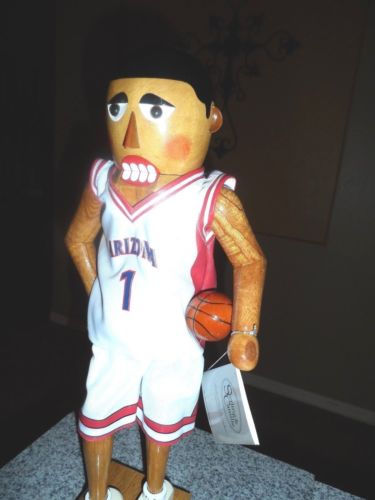 NCAA Basketball Nutcrackers-U of A, Hoosiers, Cornhuskers, USC ~Brand New w/ COA