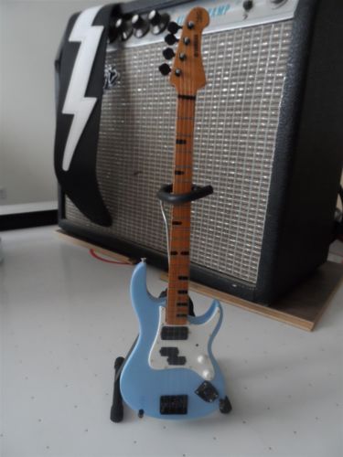 BILLY SHEEHAN - Yamaha Sonic Blue Attitude 1:4 Scale Replica Bass Guitar