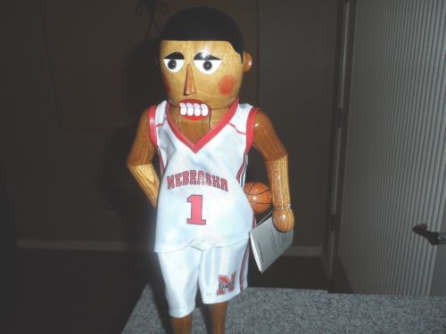 NCAA Basketball Nutcrackers-U of A, Hoosiers, Cornhuskers, USC ~Brand New w/ COA
