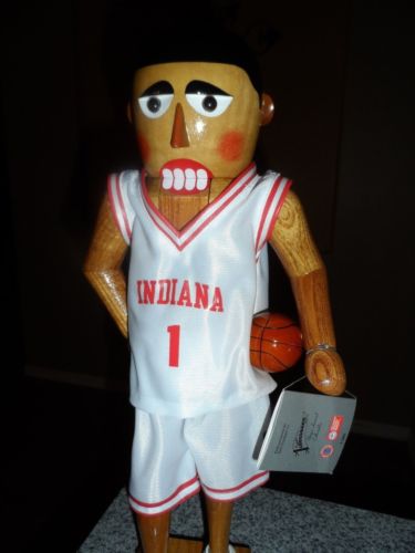 NCAA Basketball Nutcrackers-U of A, Hoosiers, Cornhuskers, USC ~Brand New w/ COA