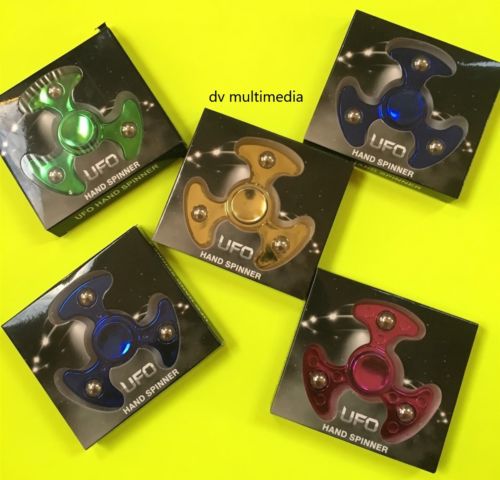 Metallic & Glow in the dark Tri FIDGET SPINNERS!