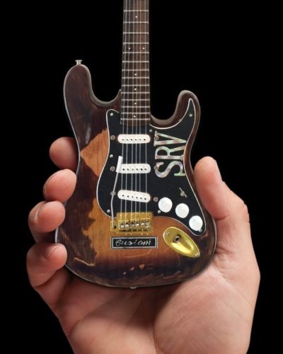 STEVIE RAY VAUGHAN #1 Replica Fender Stratocaster 1:4 Scale Guitar ~Axe Heaven~