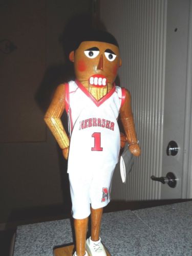 NCAA Basketball Nutcrackers-U of A, Hoosiers, Cornhuskers, USC ~Brand New w/ COA