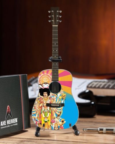 JIMI HENDRIX - Axis: Bold as Love Acoustic 1:4 Scale Replica Guitar ~Axe Heaven