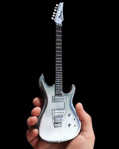 JOE SATRIANI- Signature Chrome Boy Ibanez 1:4 Scale Replica Guitar ~Axe Heaven