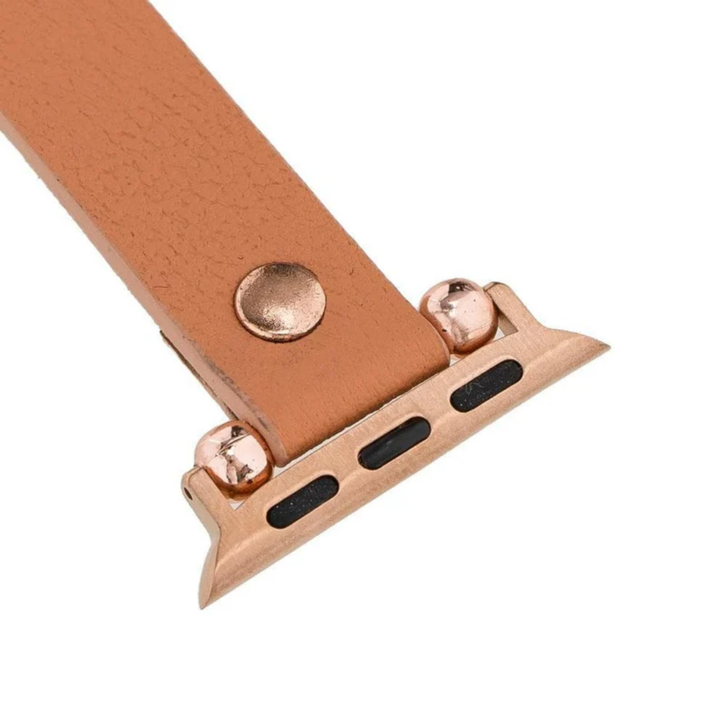 Apple Watch Brick Color Leather Strap - Detroit
