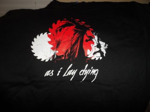 AS I LAY DYING - Buzz Saw T-shirt ~Never Worn~ MEDIUM