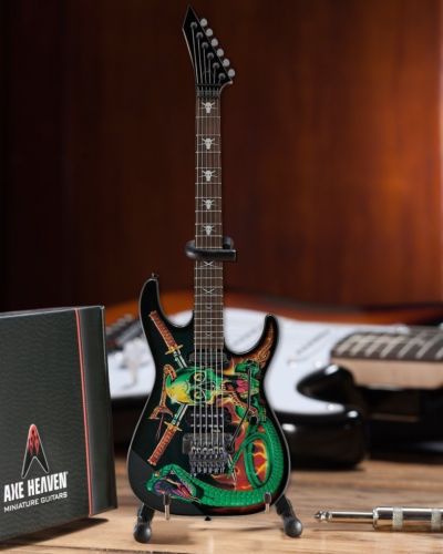 GEORGE LYNCH Wicked Sensation Snake/Skull 1:4 Scale Replica Guitar ~Axe Heaven