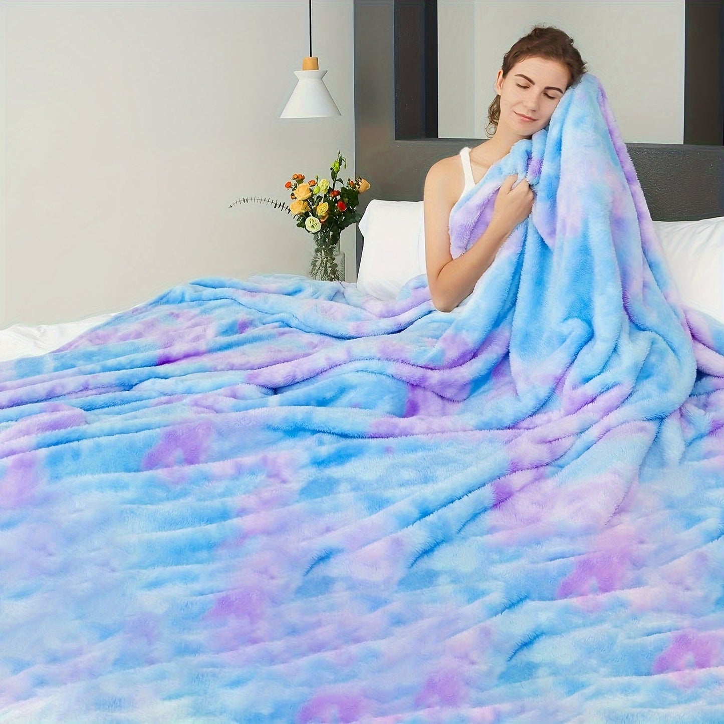 1pc Warm and Cozy Throw Blanket for Mom from Daughter - Perfect for Couch, Bed, Sofa, Office, and Camping