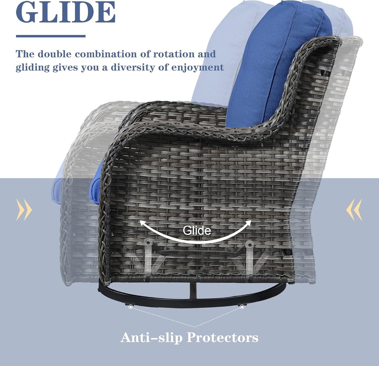 5 Piece Patio Wicker Set With Propane Fire Pit Table