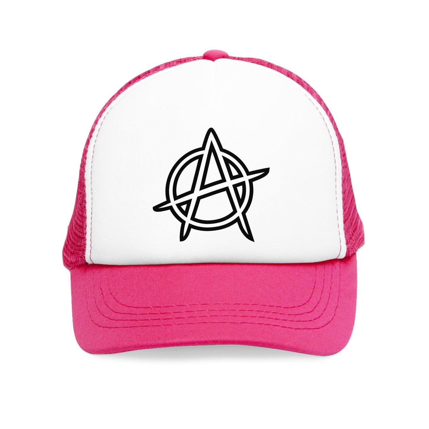 Anarchy Symbol Punker Mesh Cap - Premium Hats from Printify - Just $25.99! Shop now at Lizard Vigilante