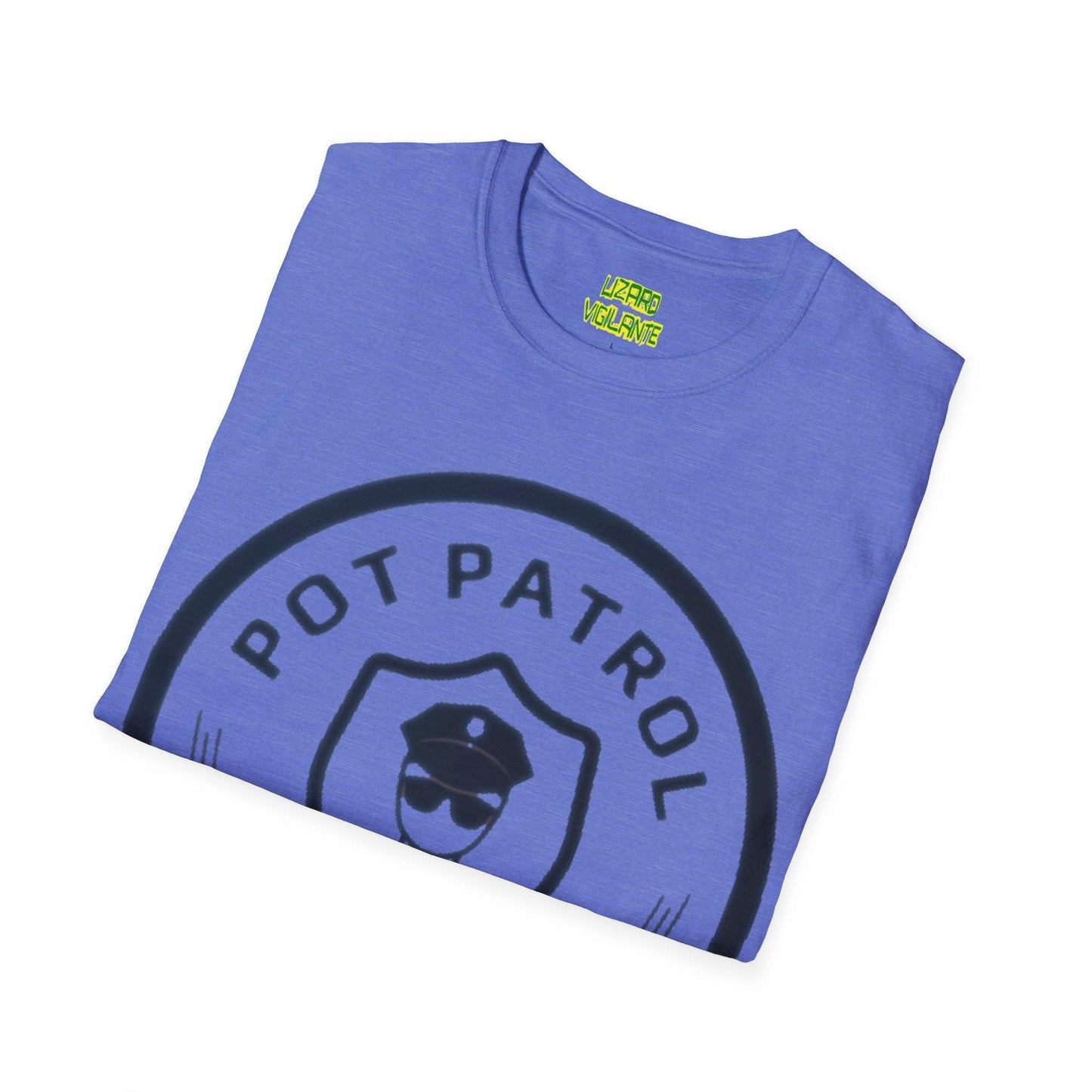 POT PATROL Let's Toke! Unisex Softstyle T-Shirt - Lizard Vigilante