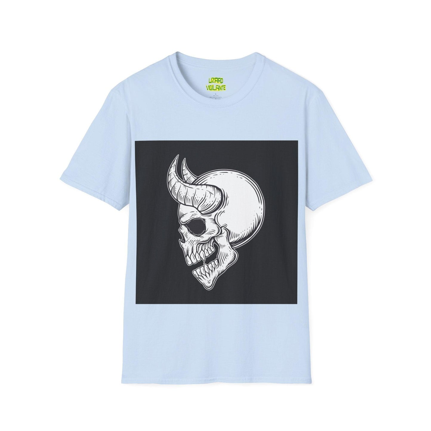 Horned Devil Unisex Softstyle T-Shirt - Lizard Vigilante