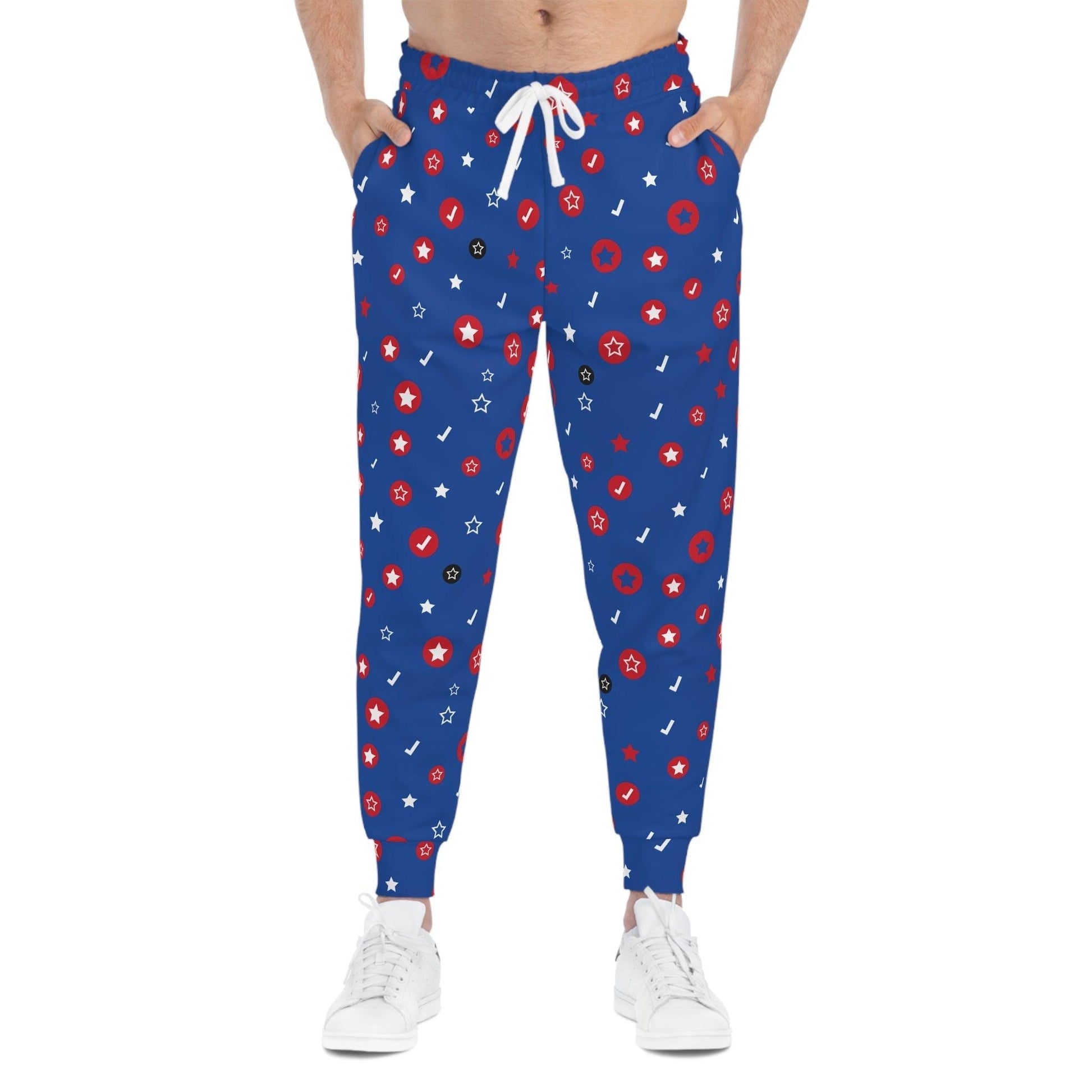 Blue Symbols Athletic Joggers - Lizard Vigilante