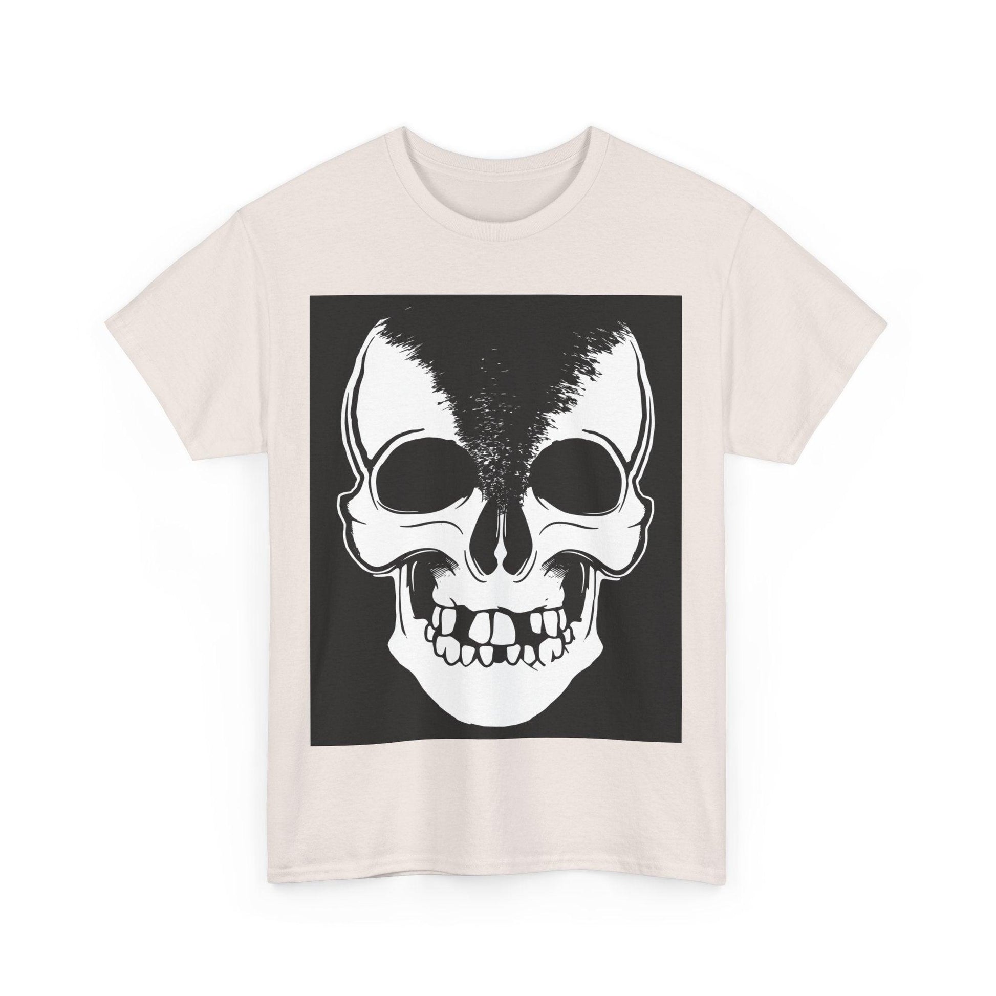 Split Skull Unisex Heavy Cotton Tee - Lizard Vigilante