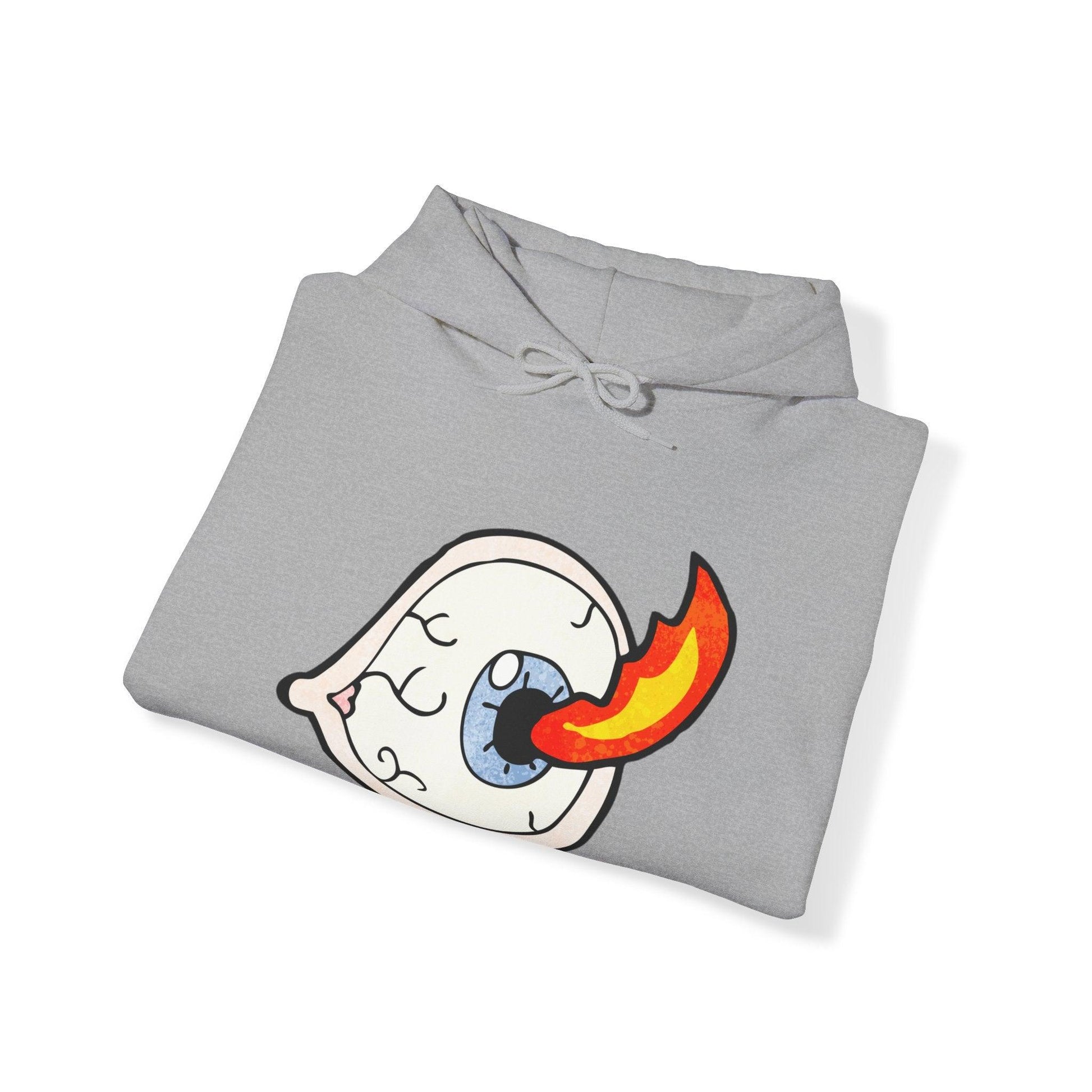 Eyeball Torch Unisex Heavy Blend™ Hooded Sweatshirt - Lizard Vigilante