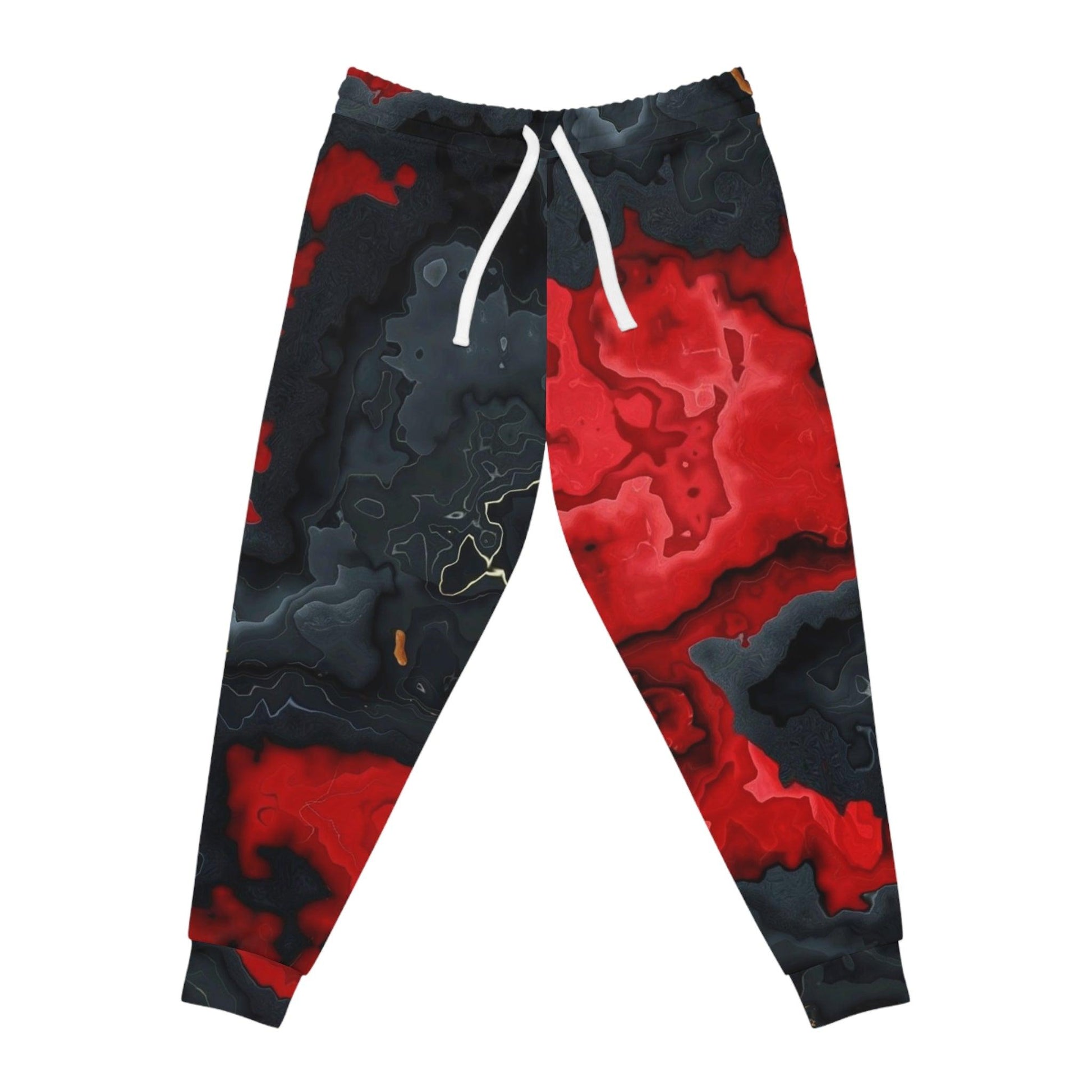 Red Lava Athletic Joggers - Premium All Over Prints from Printify - Just $57.99! Shop now at Lizard Vigilante