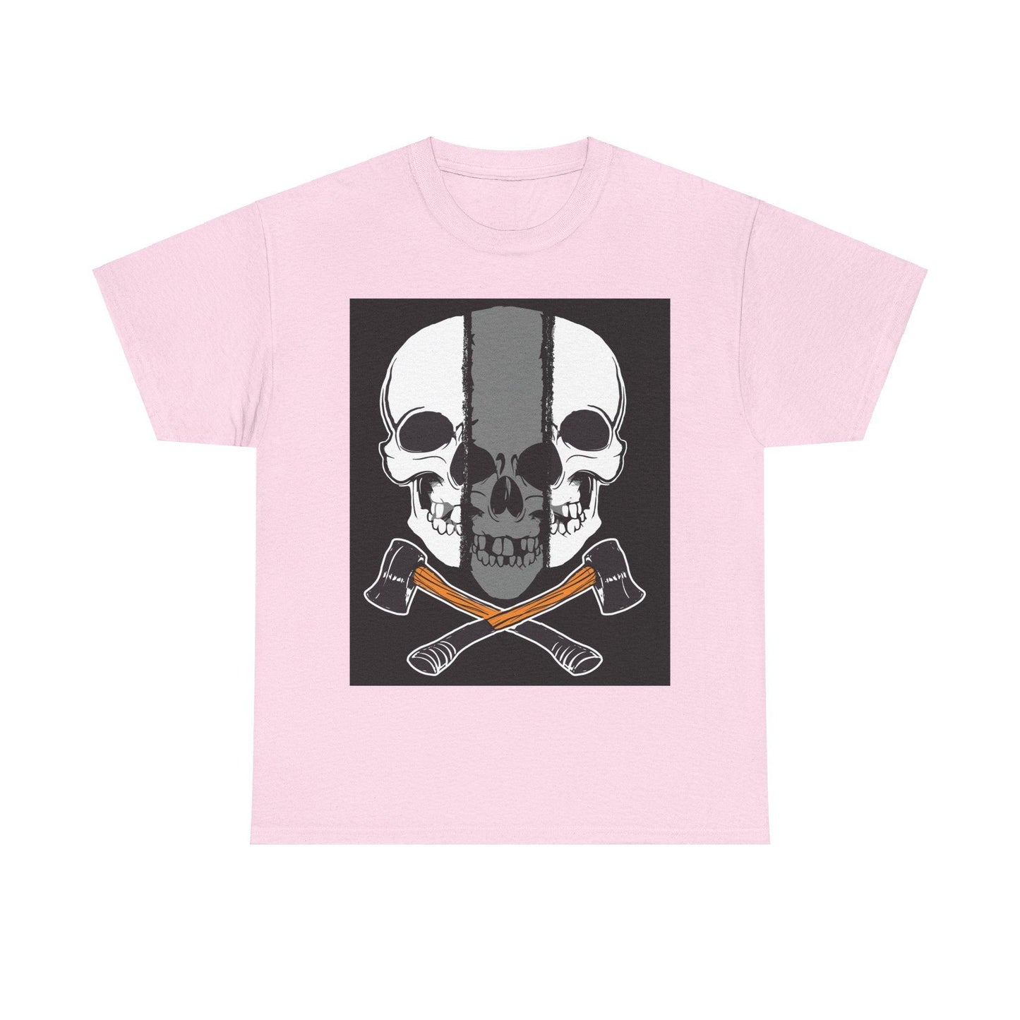 Hatchet Skull Unisex Heavy Cotton Tee - Lizard Vigilante