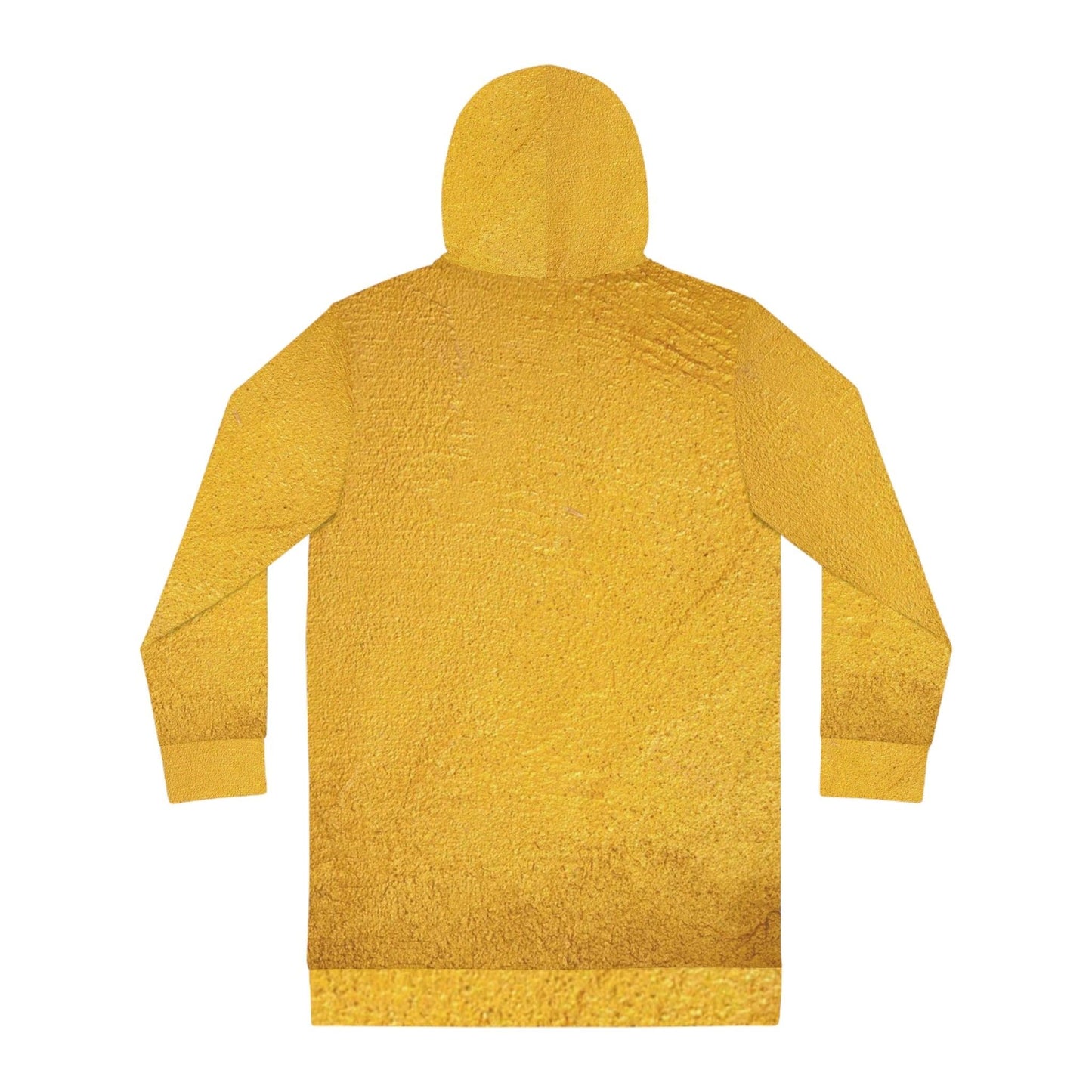 Faux Gold Cloth Women's Hoodie Dress - Lizard Vigilante