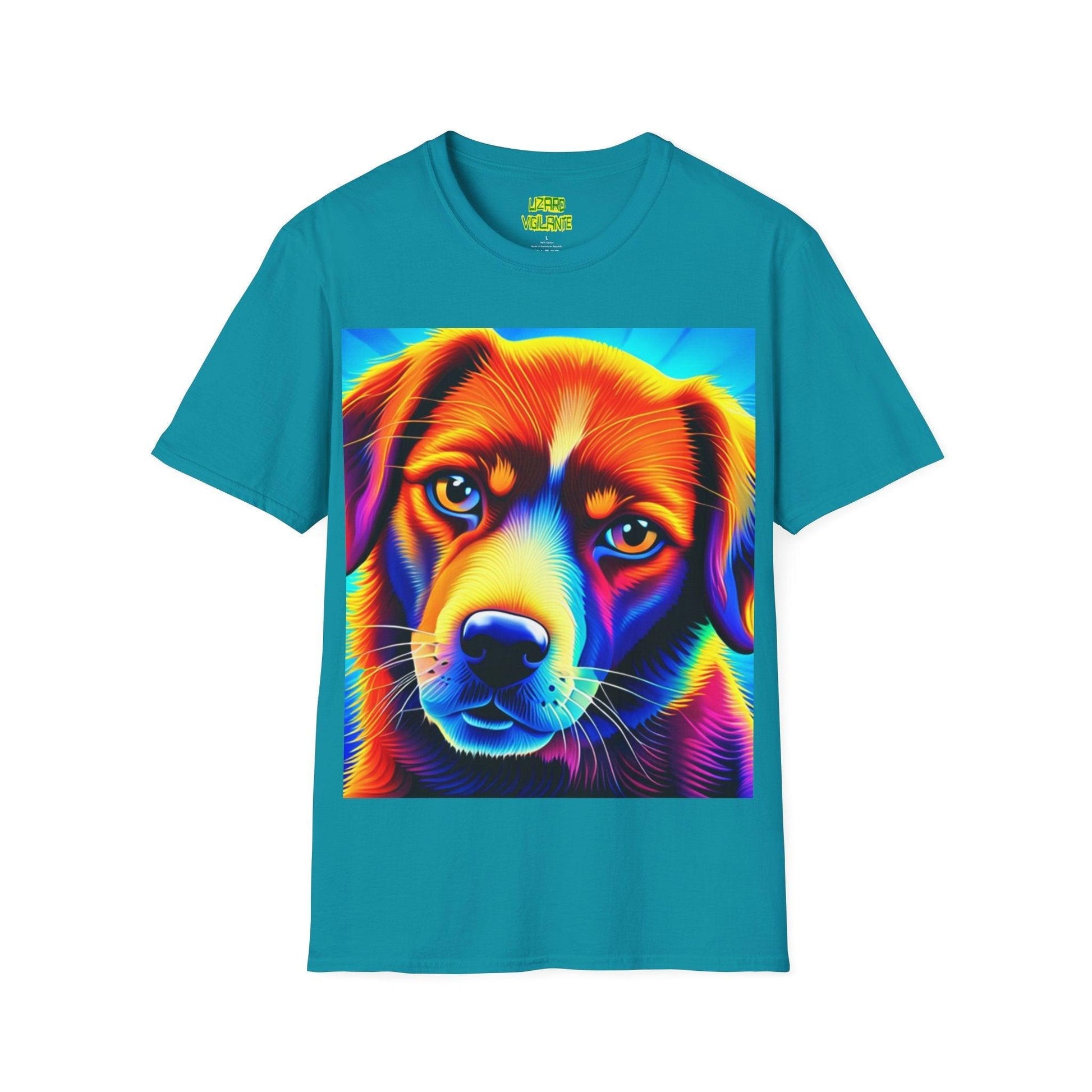 Prism Dog Unisex Softstyle T-Shirt - Lizard Vigilante