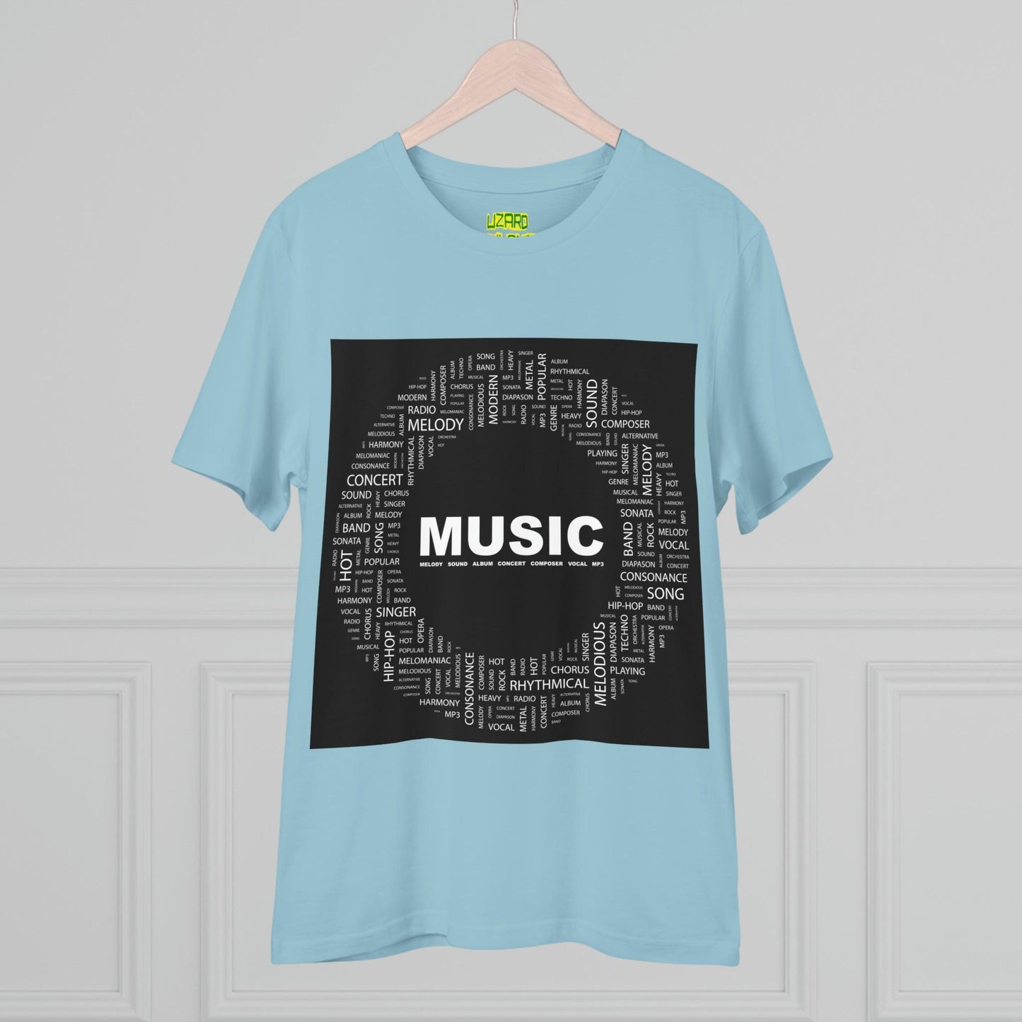 Music Circ Graphic Organic Creator T-shirt - Unisex - Lizard Vigilante