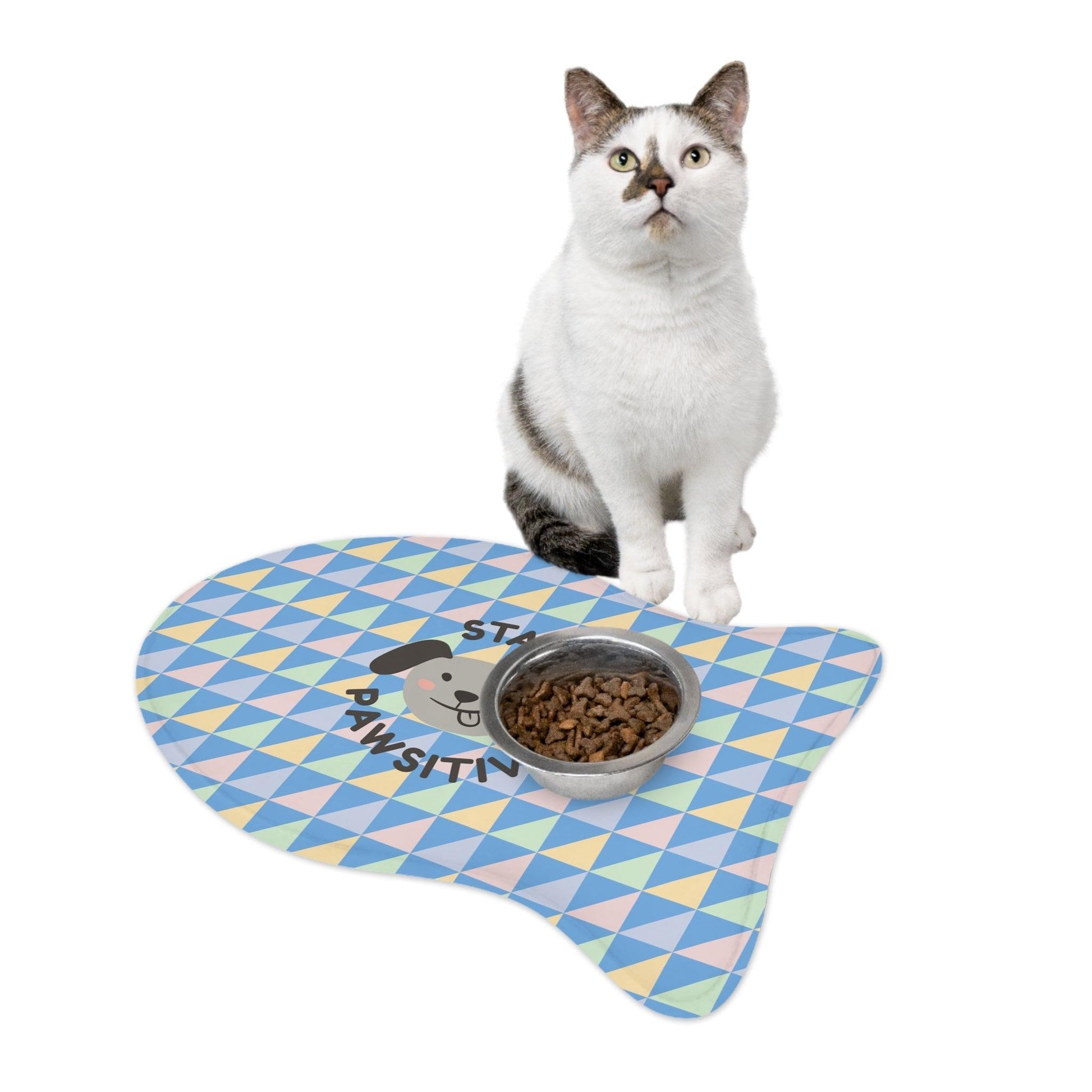 Stay Pawsitive Pet Feeding Mats Pastels - Lizard Vigilante