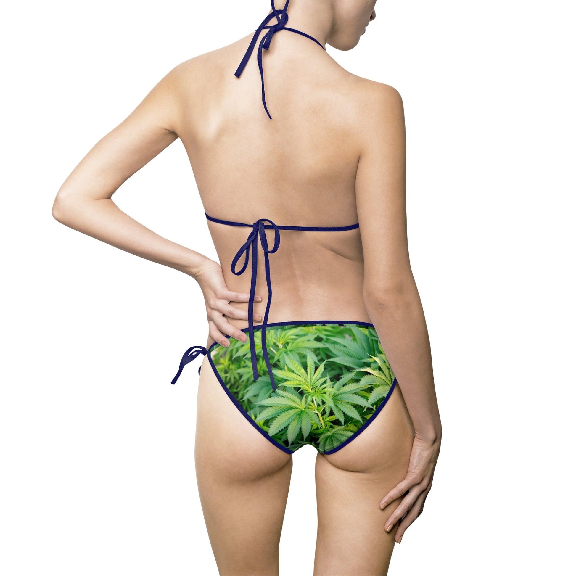 Doobie Weed Women's Bikini Swimsuit - Lizard Vigilante