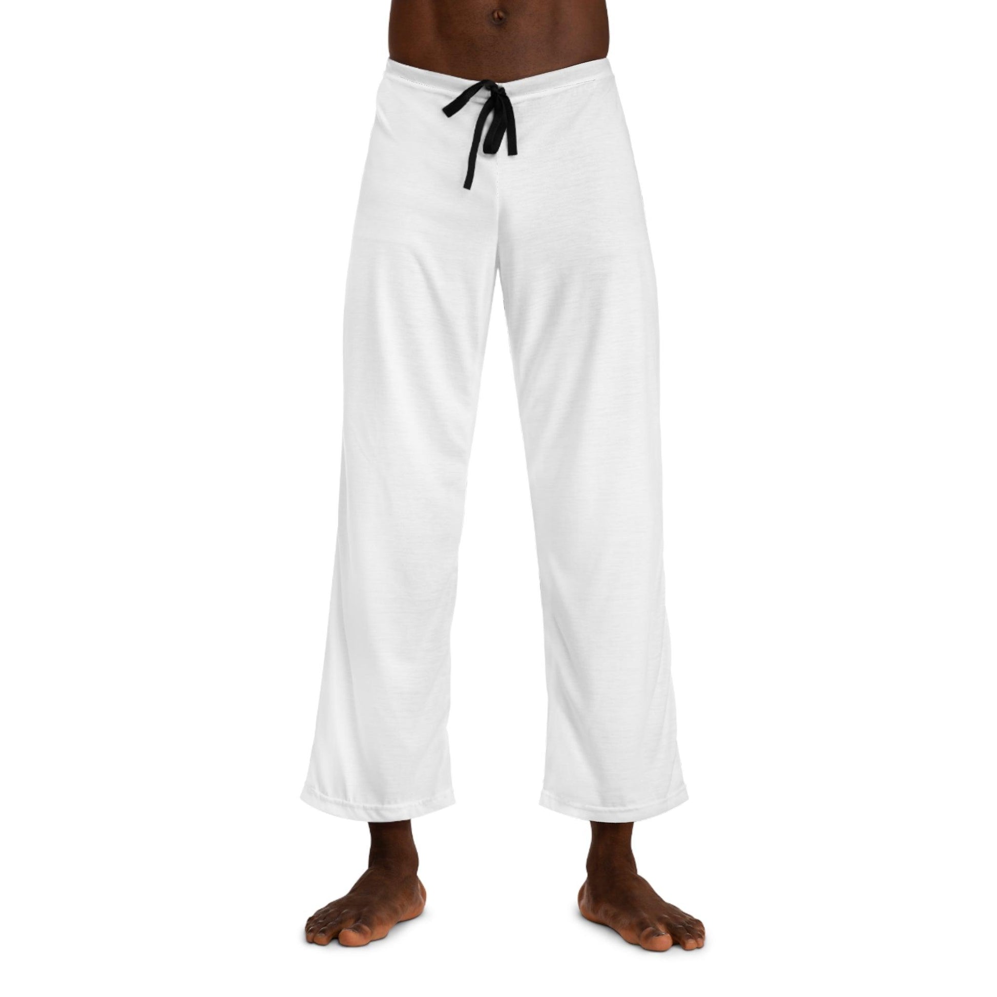 Men's Pajama Pants - White - Lizard Vigilante