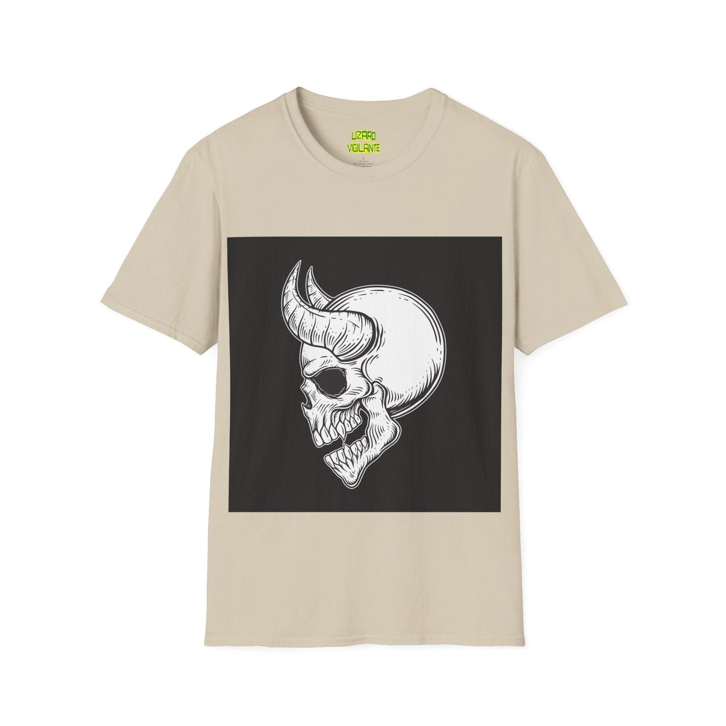 Horned Devil Unisex Softstyle T-Shirt - Lizard Vigilante