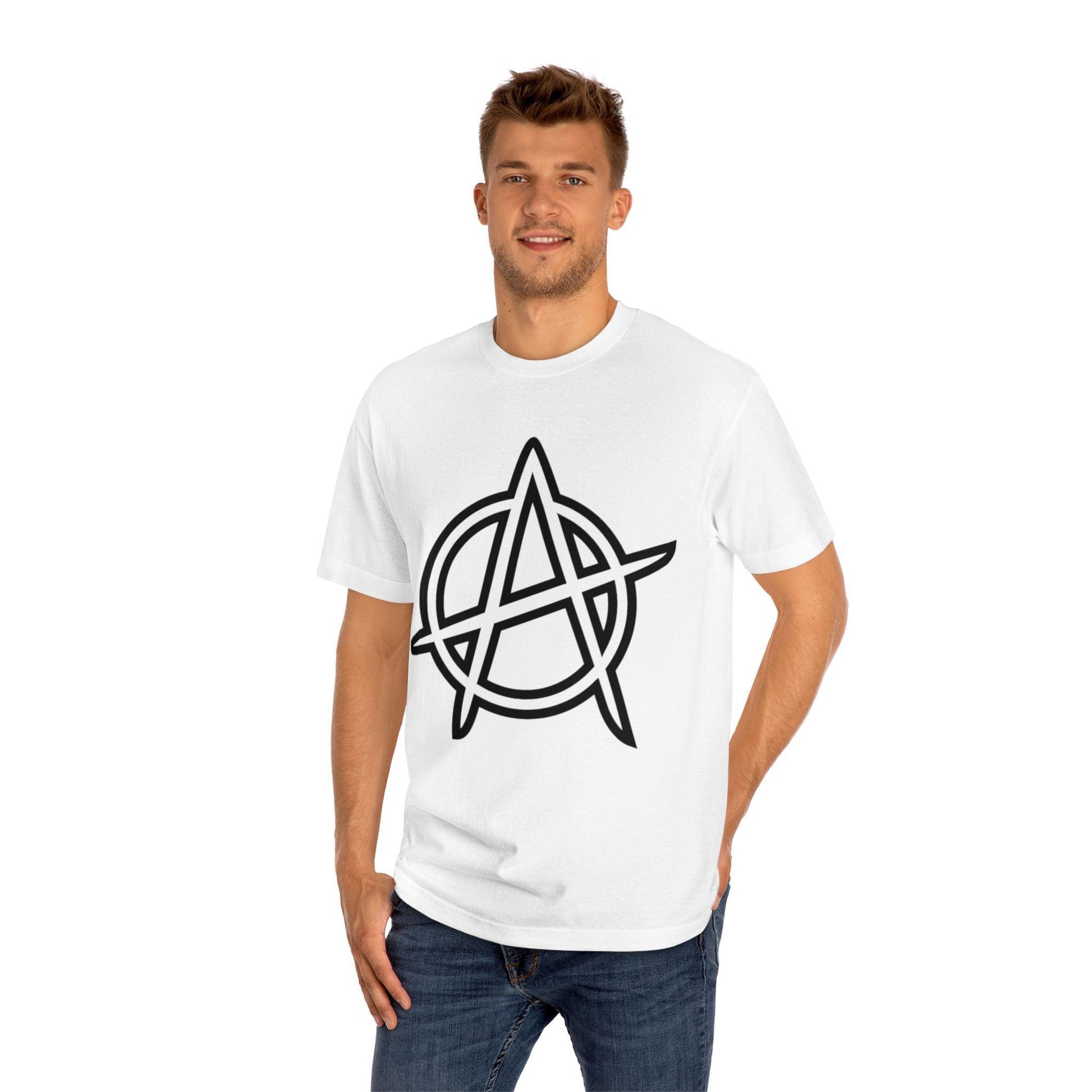 Anarchy Symbol Punker Unisex Classic Tee - Premium T-Shirt from Printify - Just $33.73! Shop now at Lizard Vigilante