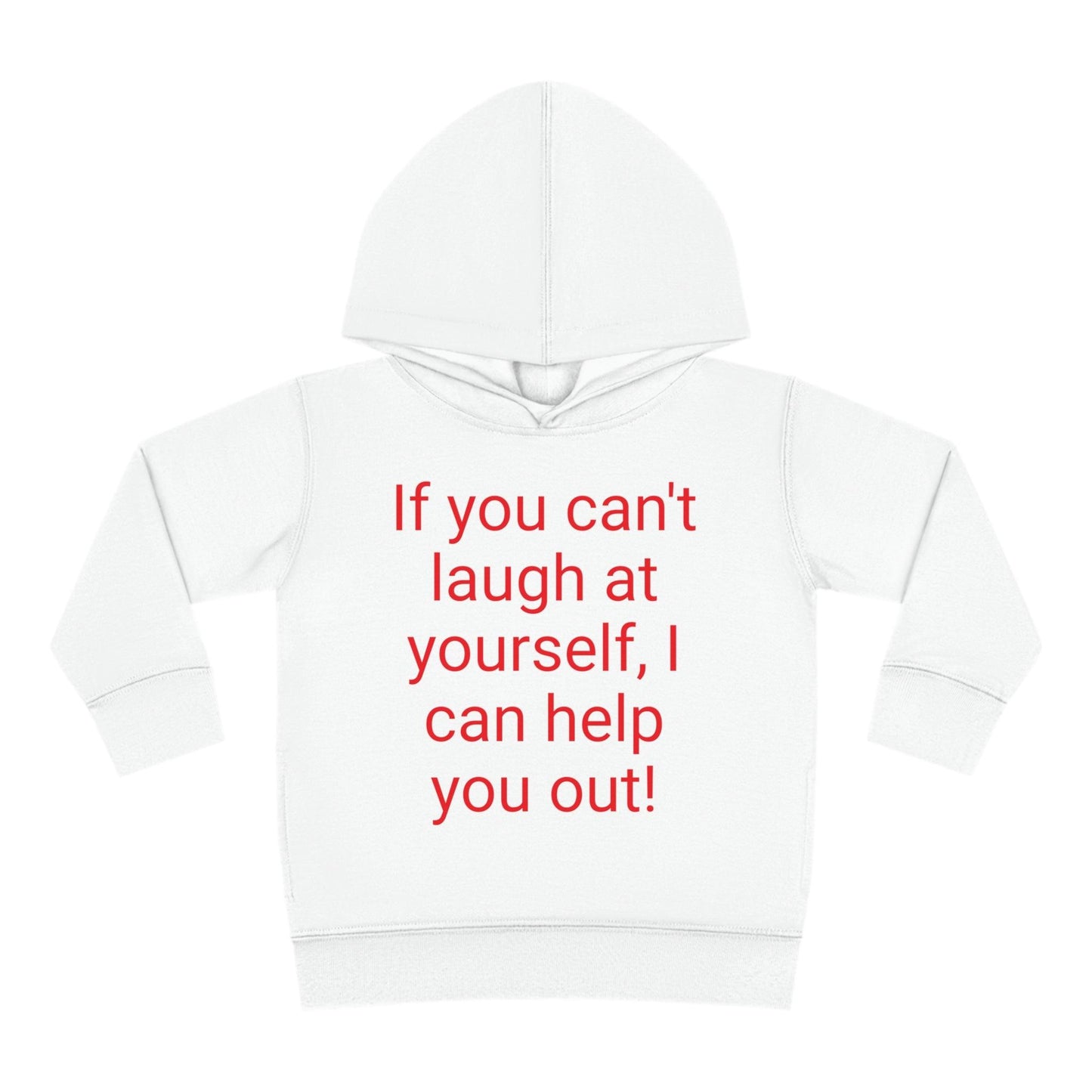 If You Can't laugh Toddler Pullover Fleece Hoodie - Lizard Vigilante