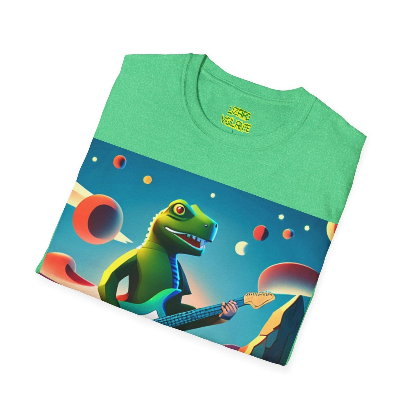 Lizard Vigilante Strats Unisex Softstyle T-Shirt - Lizard Vigilante