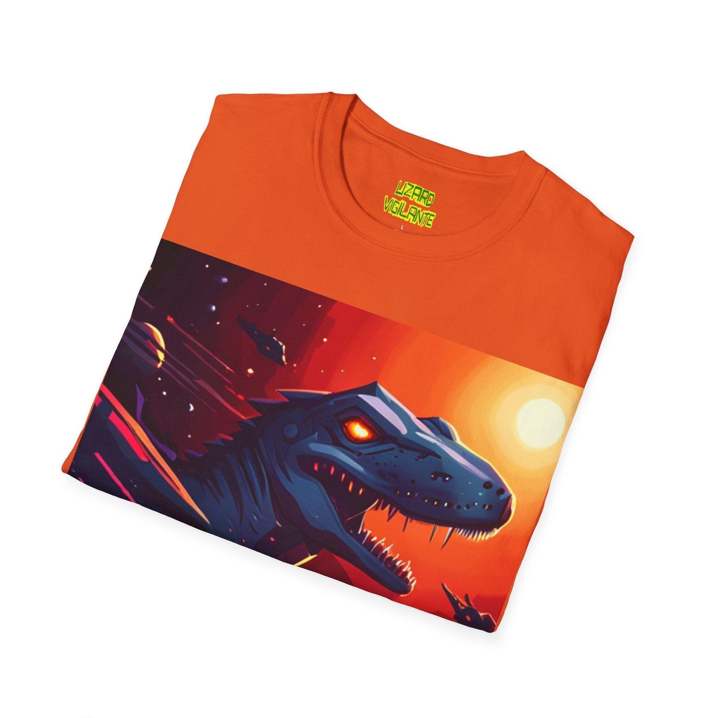 Space Lizard Vigilante Unisex Softstyle T-Shirt - Lizard Vigilante