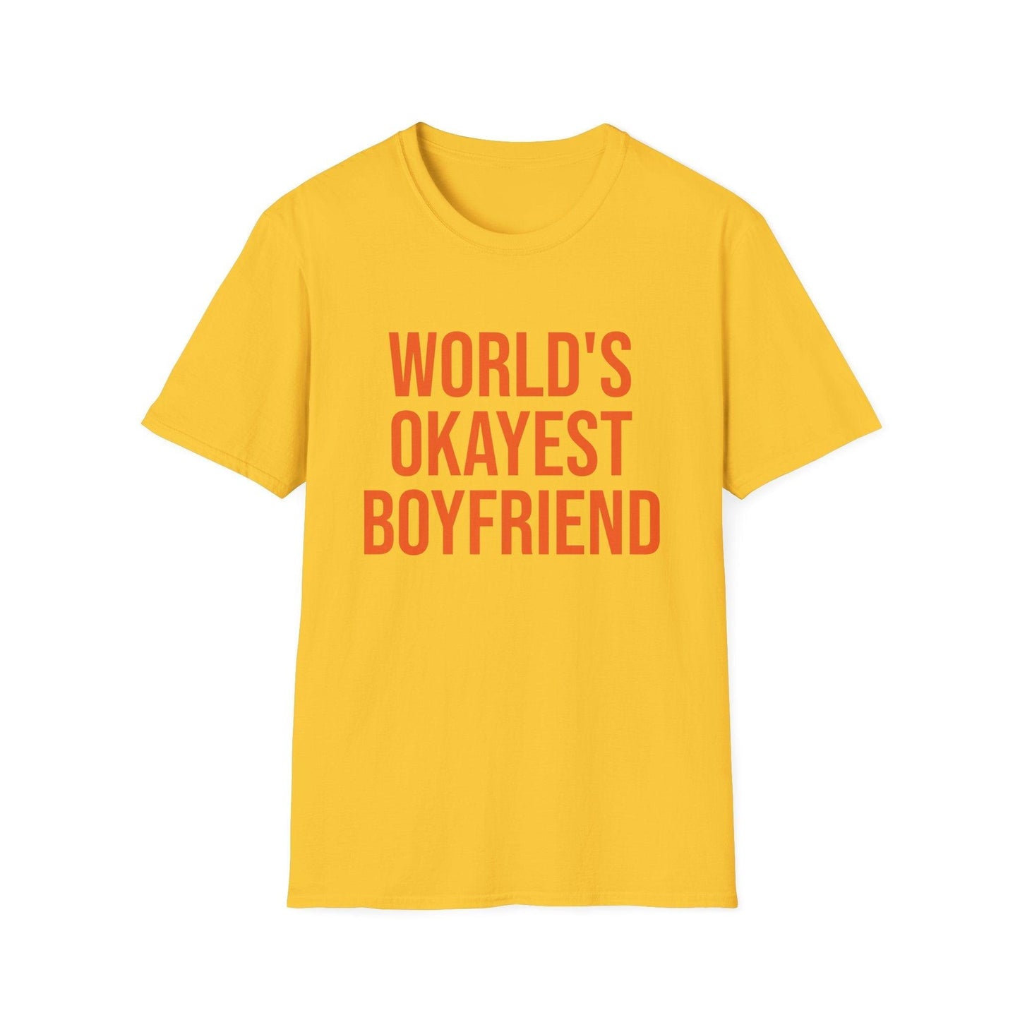 World's Okayest Boyfriend Unisex Softstyle T-Shirt - Lizard Vigilante