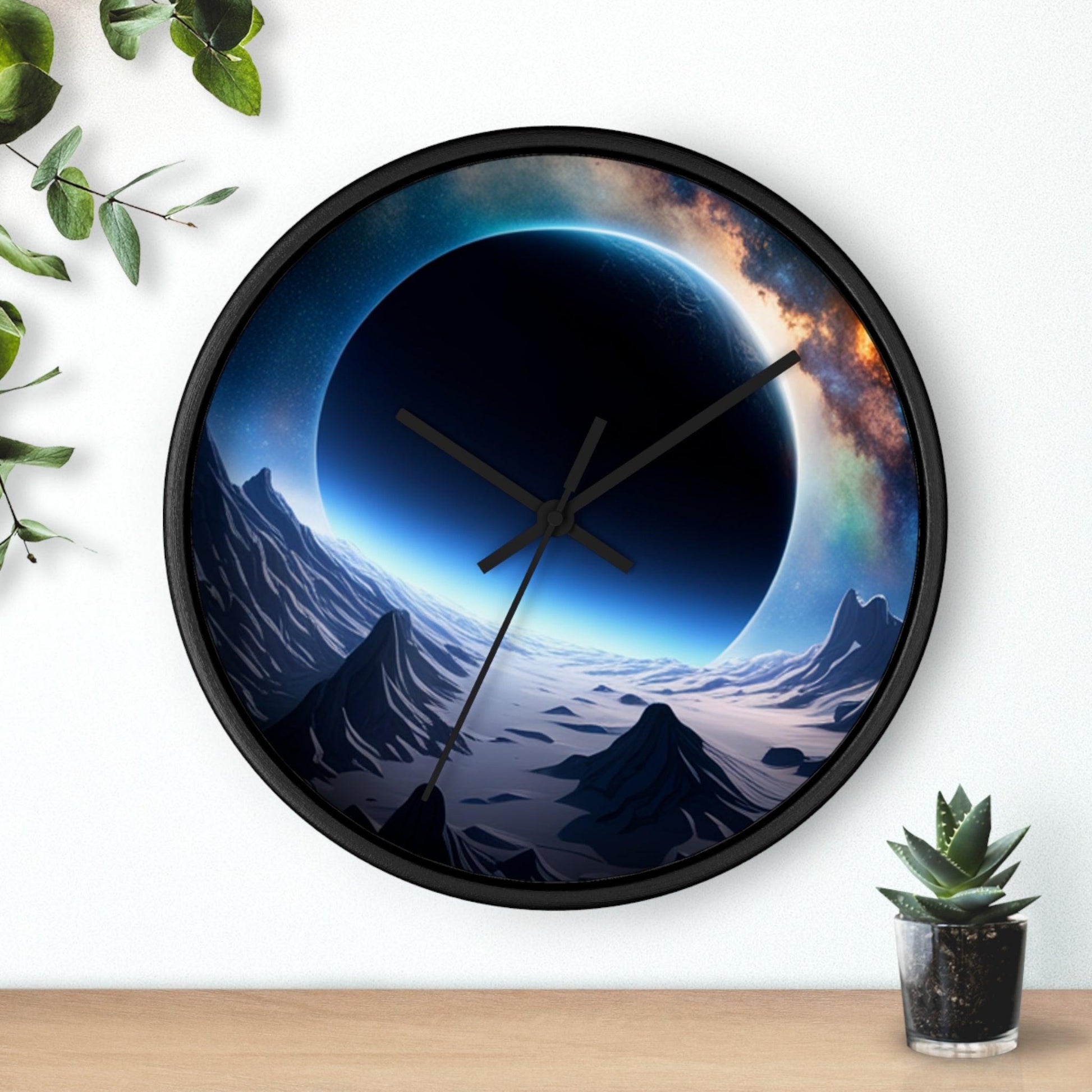 Eclipser Wall Clock - Lizard Vigilante