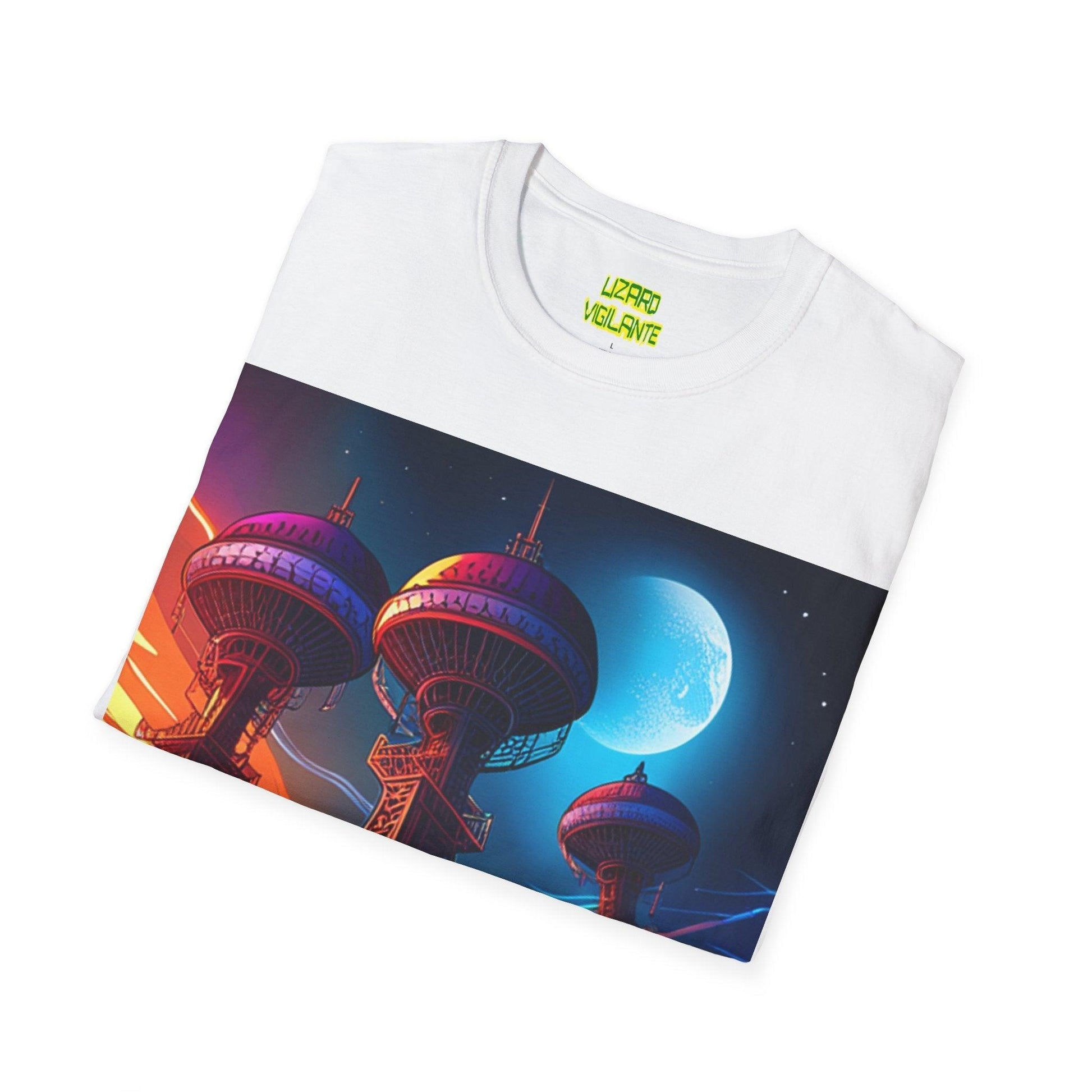 Interplanetary Transmission Unisex Softstyle T-Shirt - Lizard Vigilante