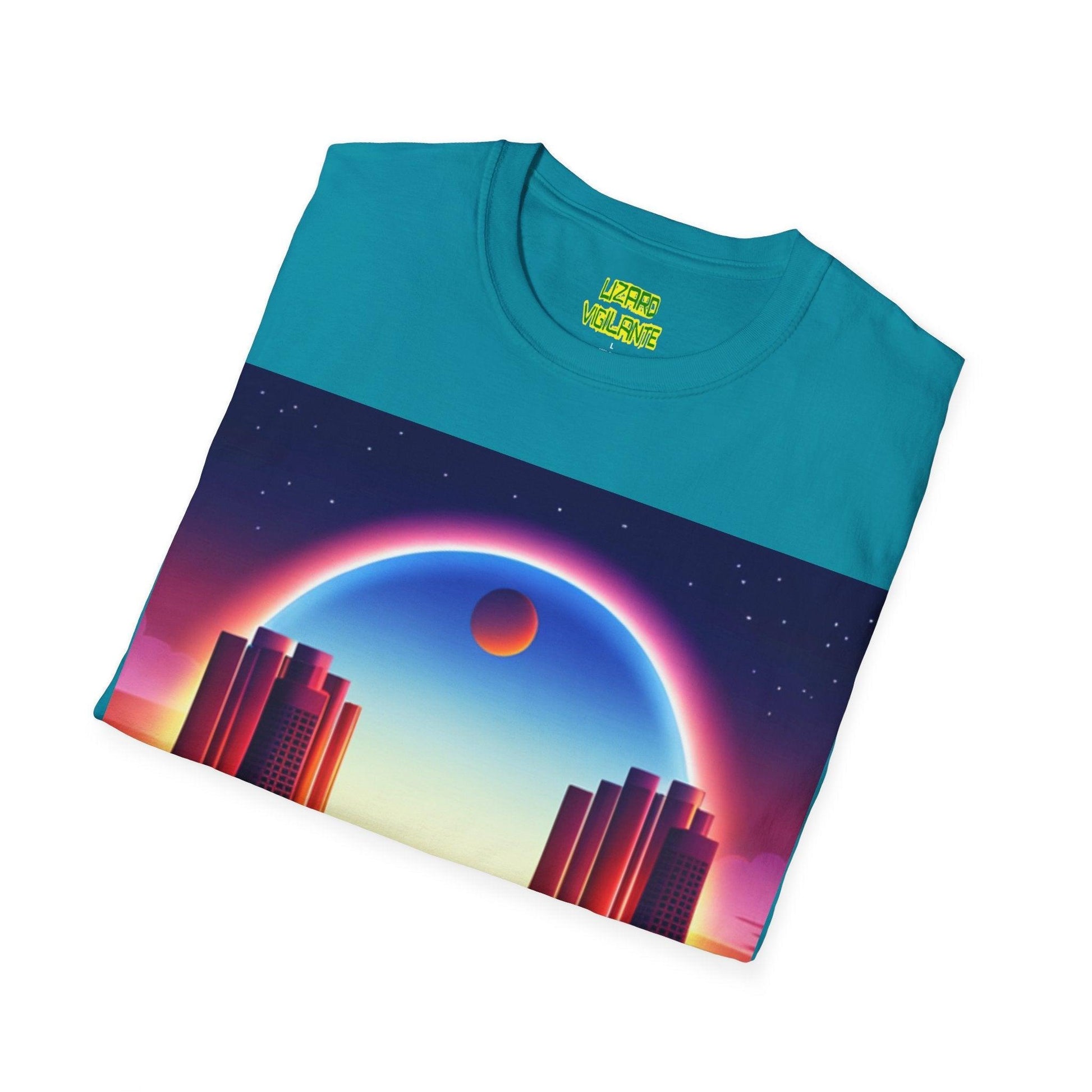 Eclipsed Won Unisex Softstyle T-Shirt - Lizard Vigilante