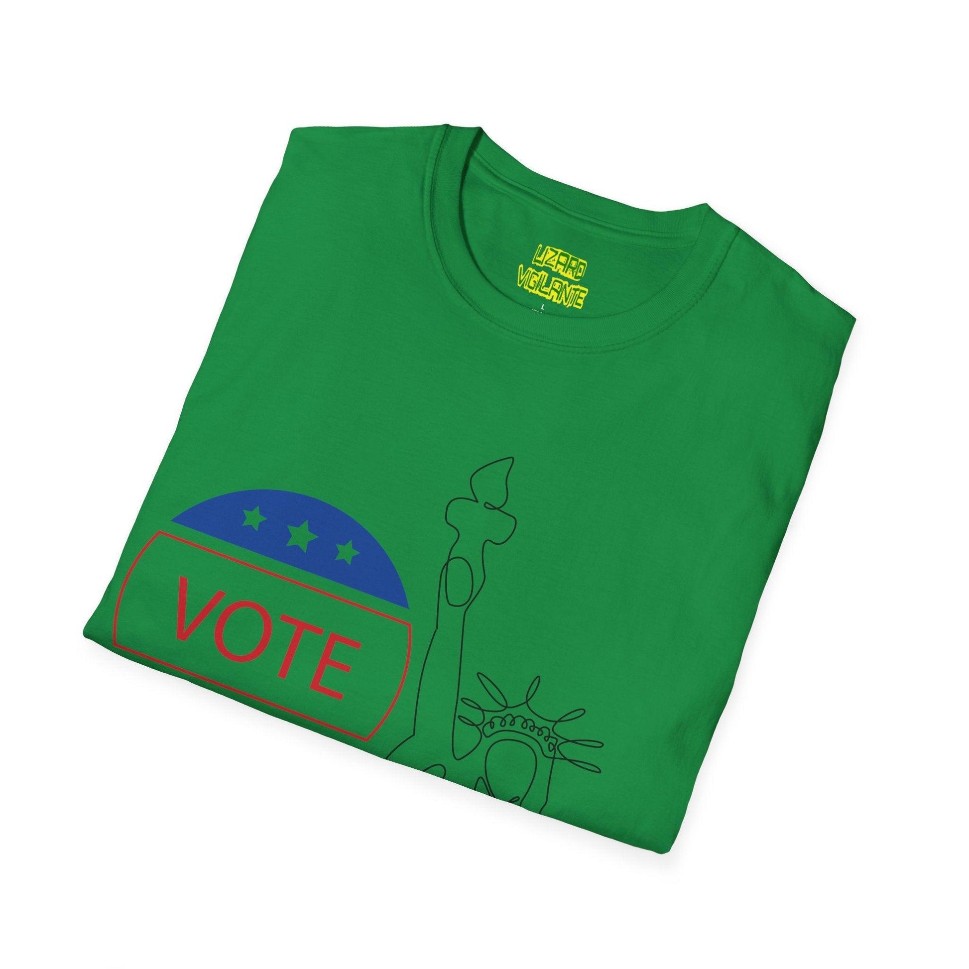 VOTE Liberty Unisex Softstyle T-Shirt - Lizard Vigilante