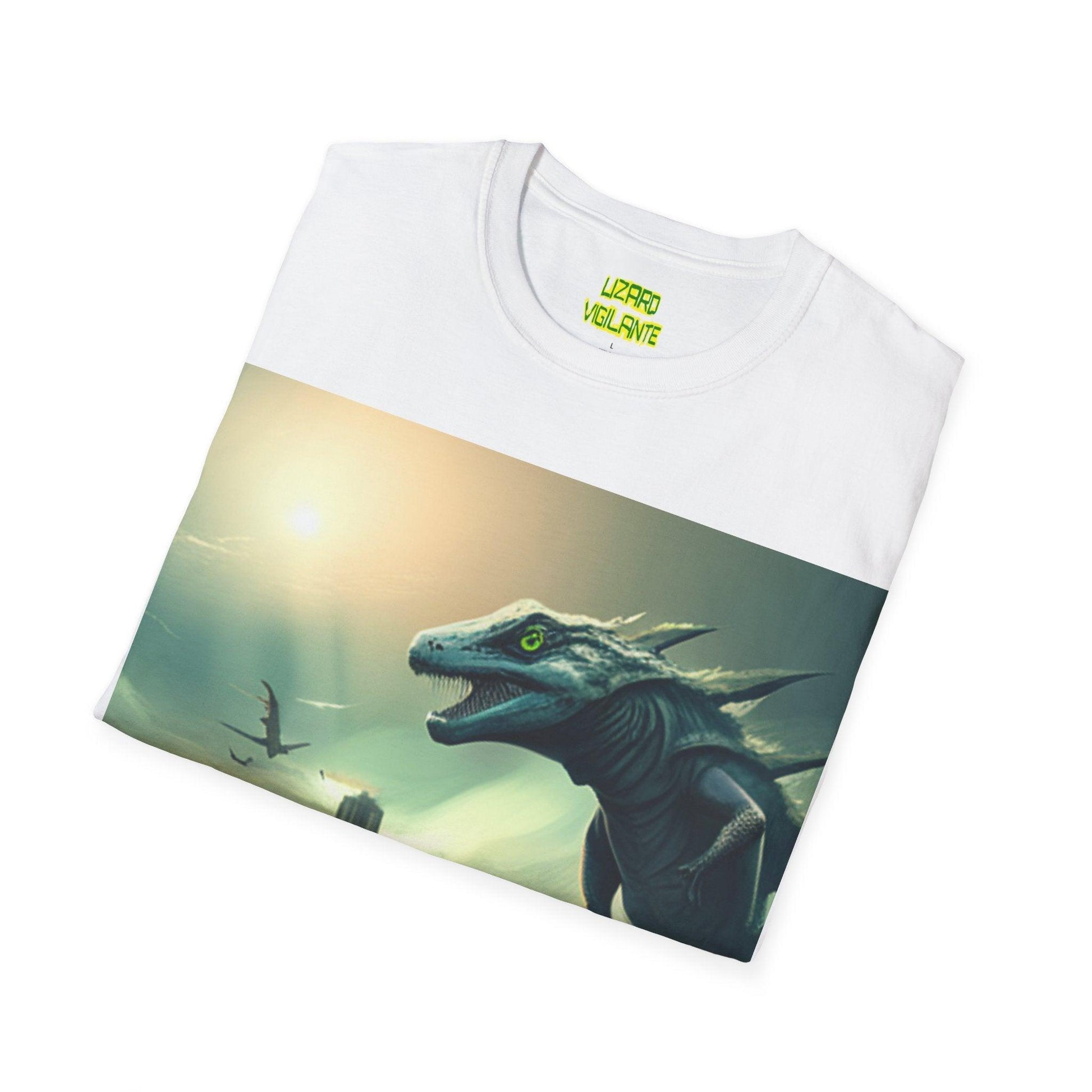 City Lizard Unisex Softstyle T-Shirt - Lizard Vigilante