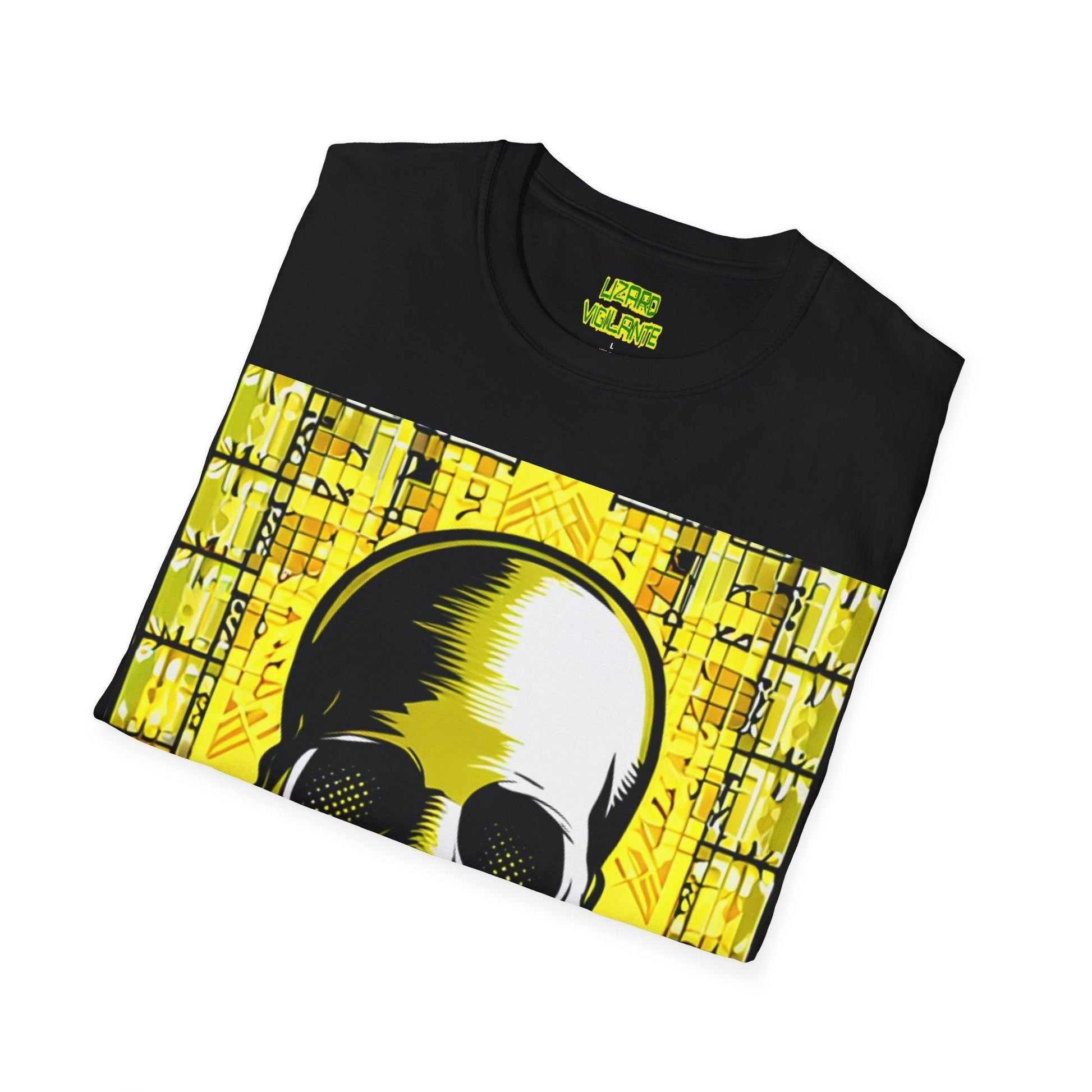 Goldgrid Skull Unisex Softstyle T-Shirt - Lizard Vigilante