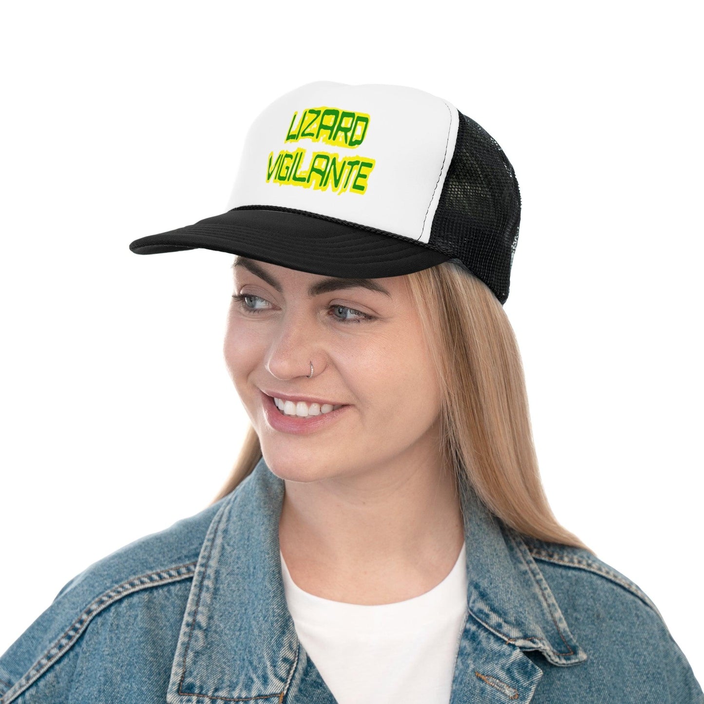 Lizard Vigilante Trucker Caps - Lizard Vigilante