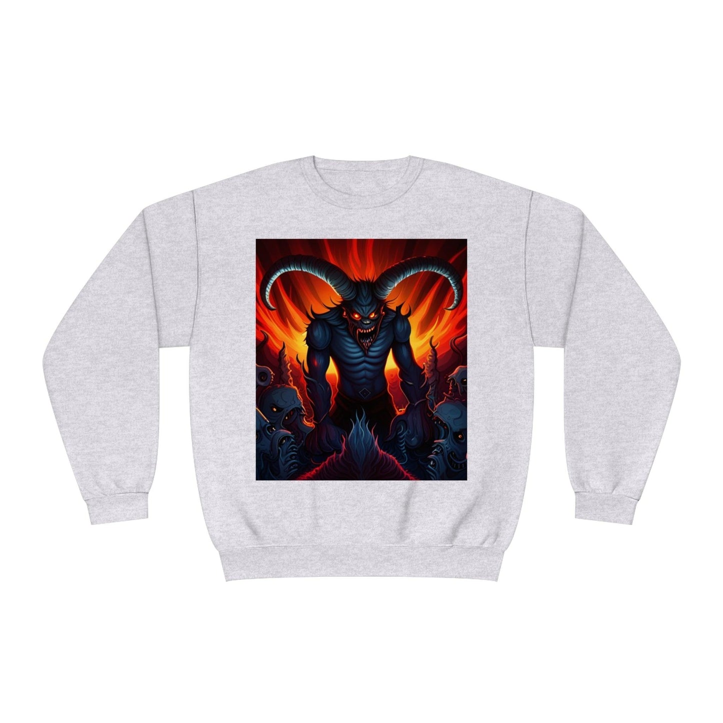 Horny Devil Unisex NuBlend® Crewneck Sweatshirt - Lizard Vigilante