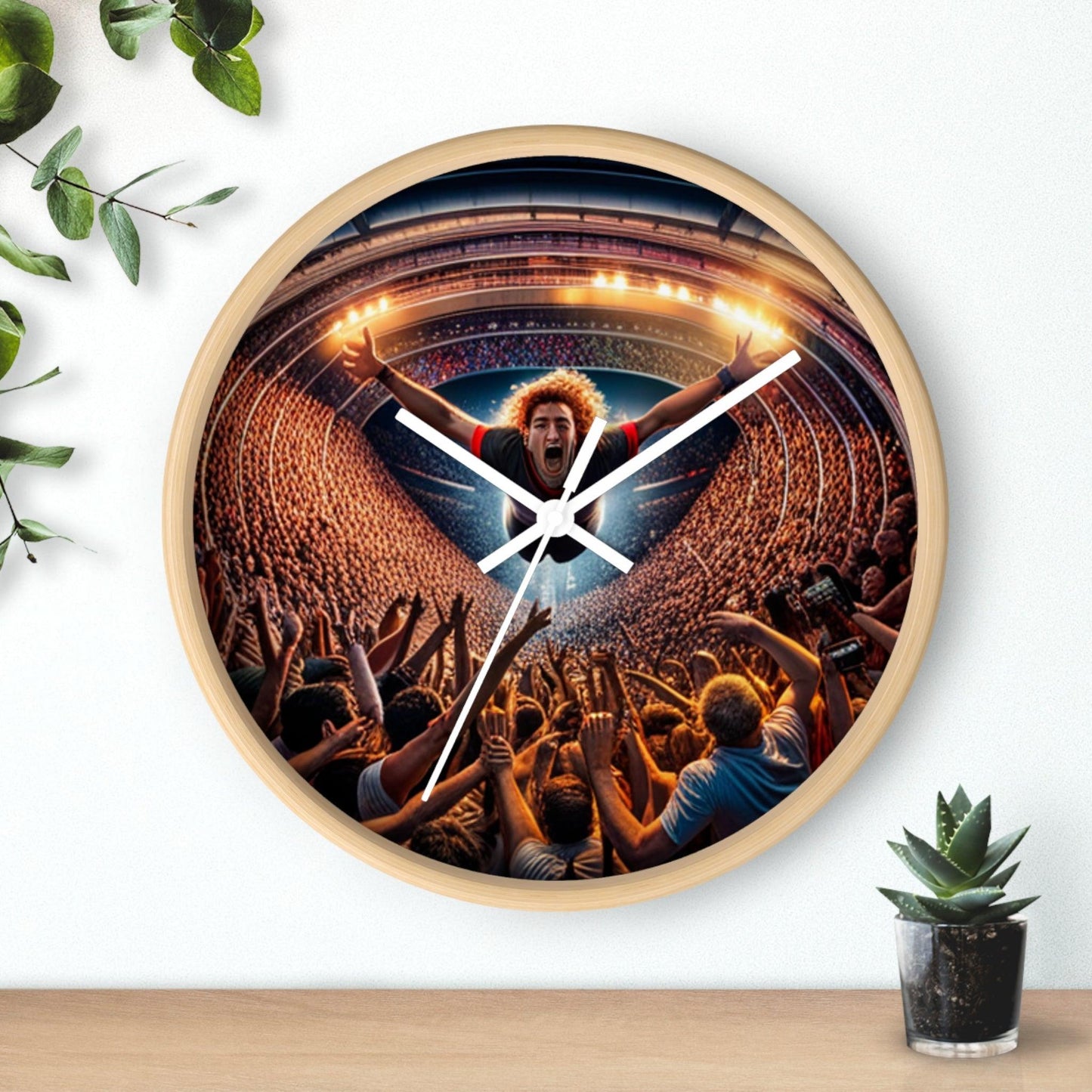 Concert Bliss Wall Clock - Lizard Vigilante