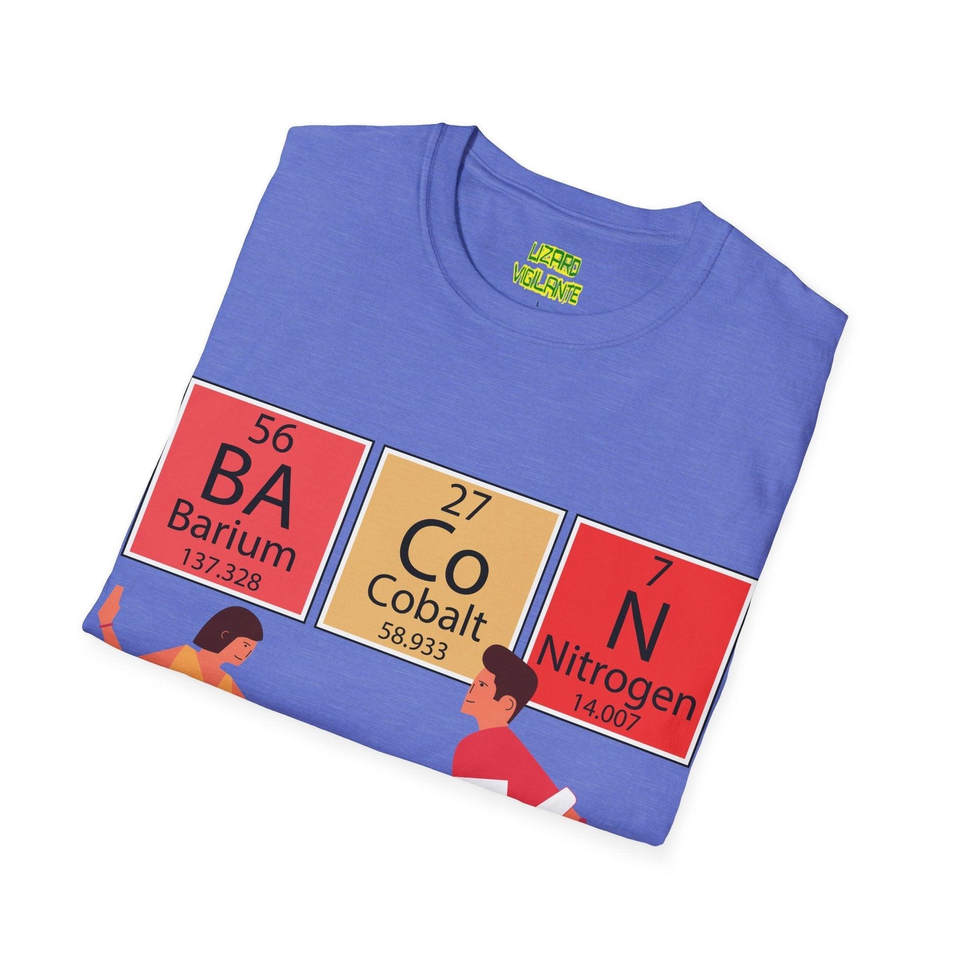 Happy About BACON Unisex Softstyle T-Shirt - Lizard Vigilante