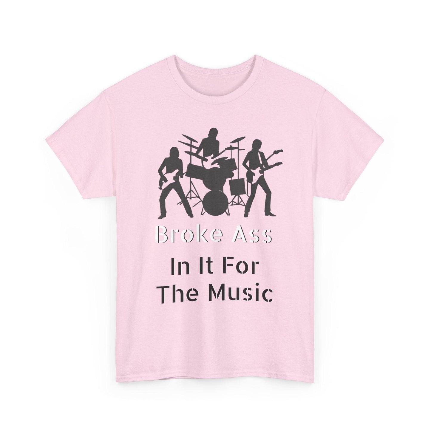 Broke Ass Band Album "In It For The Music" Unisex Heavy Cotton Tee - Lizard Vigilante