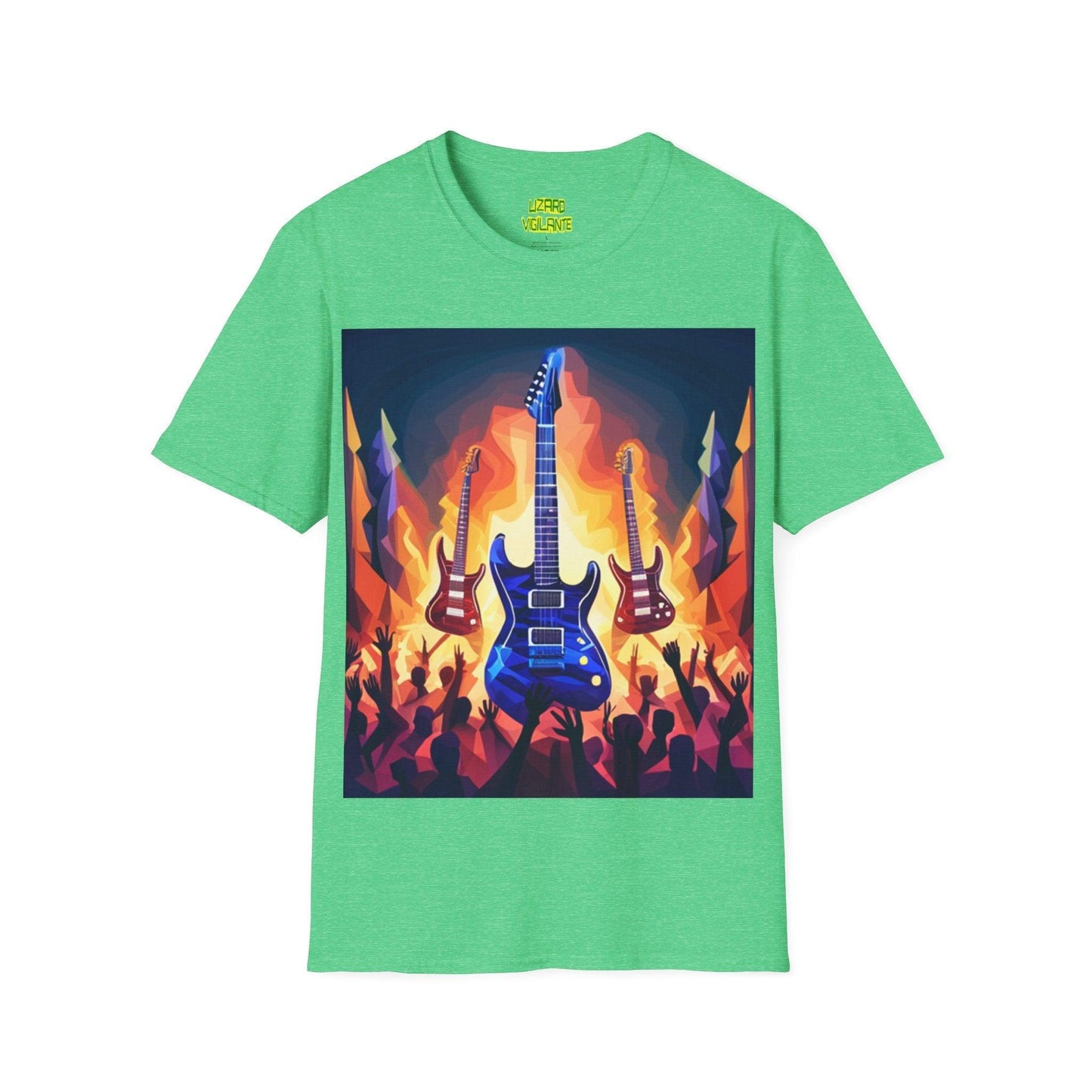 Concert Hero Guitars Unisex Softstyle T-Shirt - Lizard Vigilante