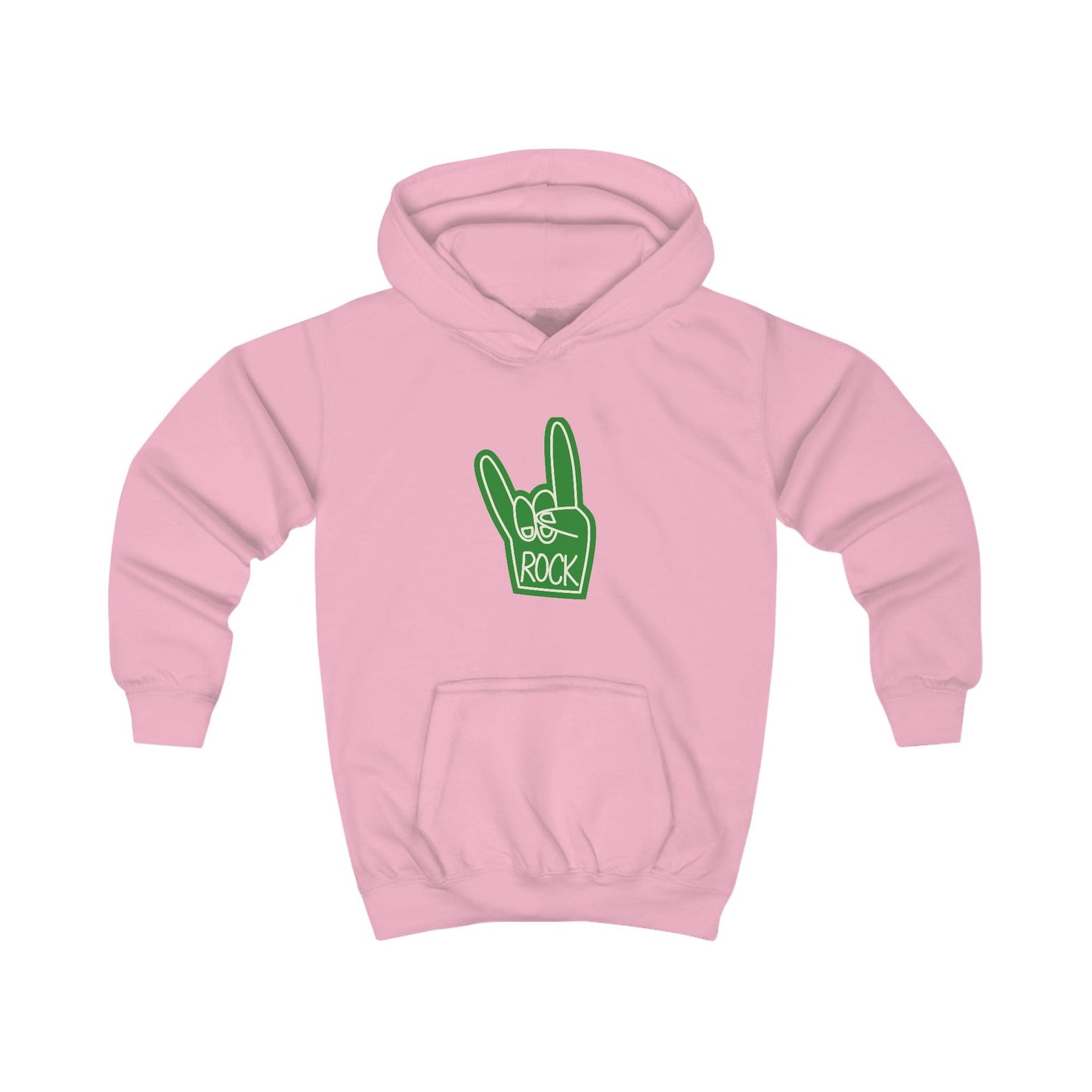 Dio Rock Horns Hand Gesture Kids Hoodie - Lizard Vigilante