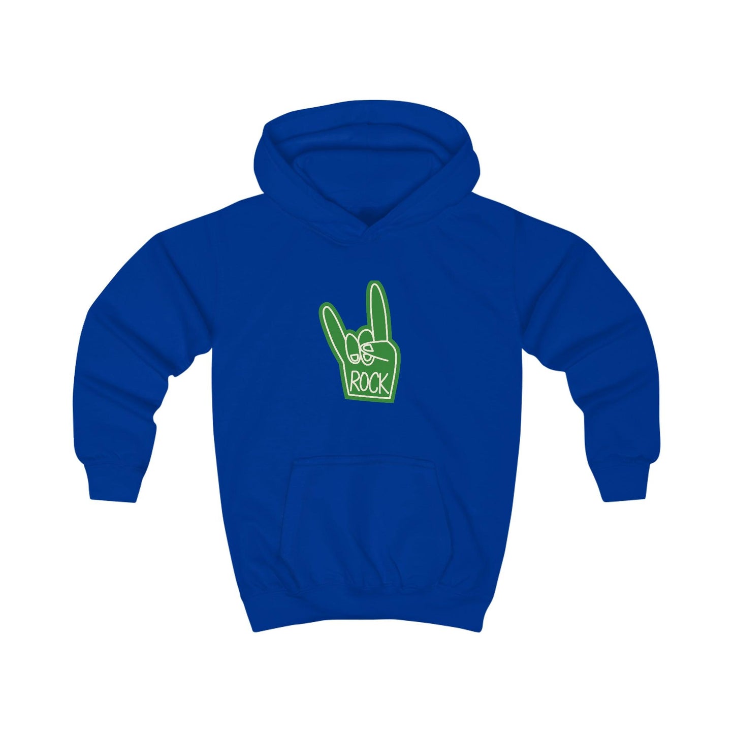 Dio Rock Horns Hand Gesture Kids Hoodie - Lizard Vigilante