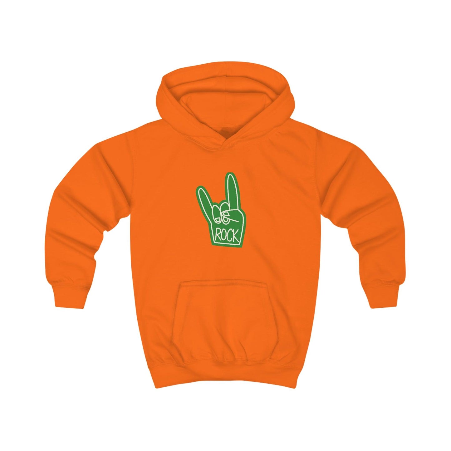 Dio Rock Horns Hand Gesture Kids Hoodie - Lizard Vigilante